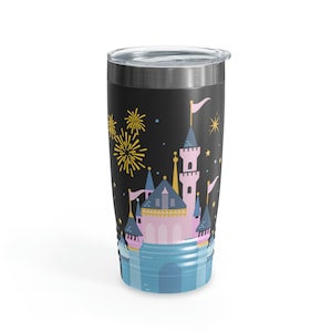 A Dream is a Wish Castle Tumbler | Disney Coffee Tumbler | Disney Tumbler | Disney Gift | Disney Mug | Disneyland Castle Tumbler for Coffee