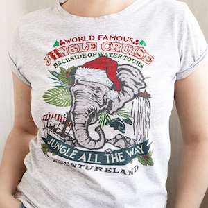 Jingle Cruise Christmas Jungle Cruise Unisex Tee Shirt, Jungle Cruise Christmas T Shirt for Disneyland or DisneyWorld fan, Unisex size