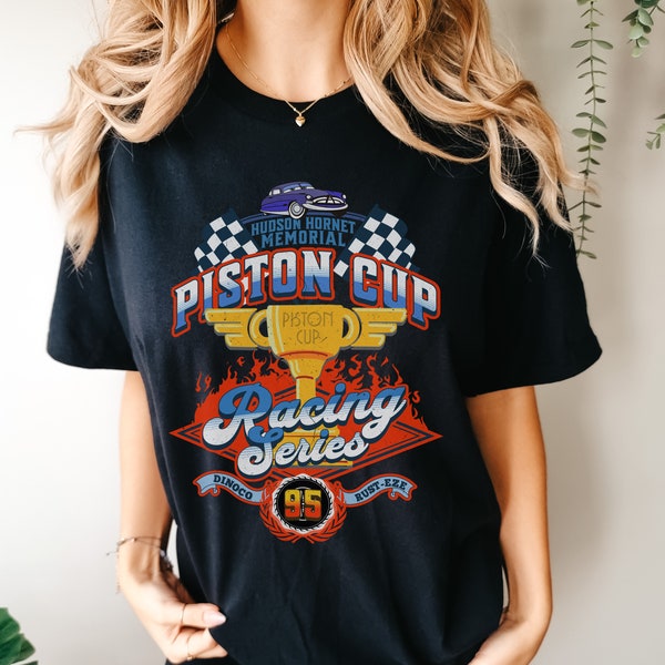 Piston Cup Racing Series T-shirt unisexe Comfort Colors, chemise Piston Cup, chemise Carsland, chemise Cars Land, chemise Cars pour Disneyland
