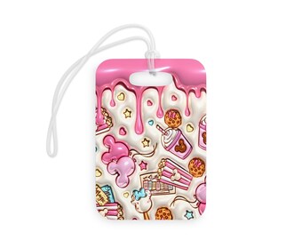 Spersonalizowana zawieszka na bagaż Disney, zawieszka na bagaż Disneyland z niestandardową nazwą, zawieszka na bagaż DisneyWorld, prezent dla fana Disneya, akrylowa zawieszka na bagaż