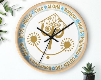 Its a Small World Clock, It's a Small World Clock, Small World Clock, Disneyland Clock, Disneyland Gifts, DisneyWorld Gifts