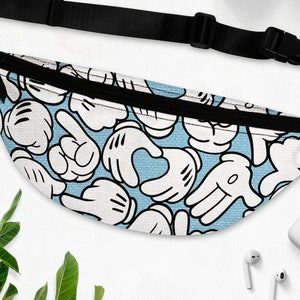 Disneyland Fanny Pack, Mickey Hands FannyPack, Disney Inspired Fanny Pack, Disneyland Belt Bag, Mickey Purse, Fanny Pack for DisneyWorld