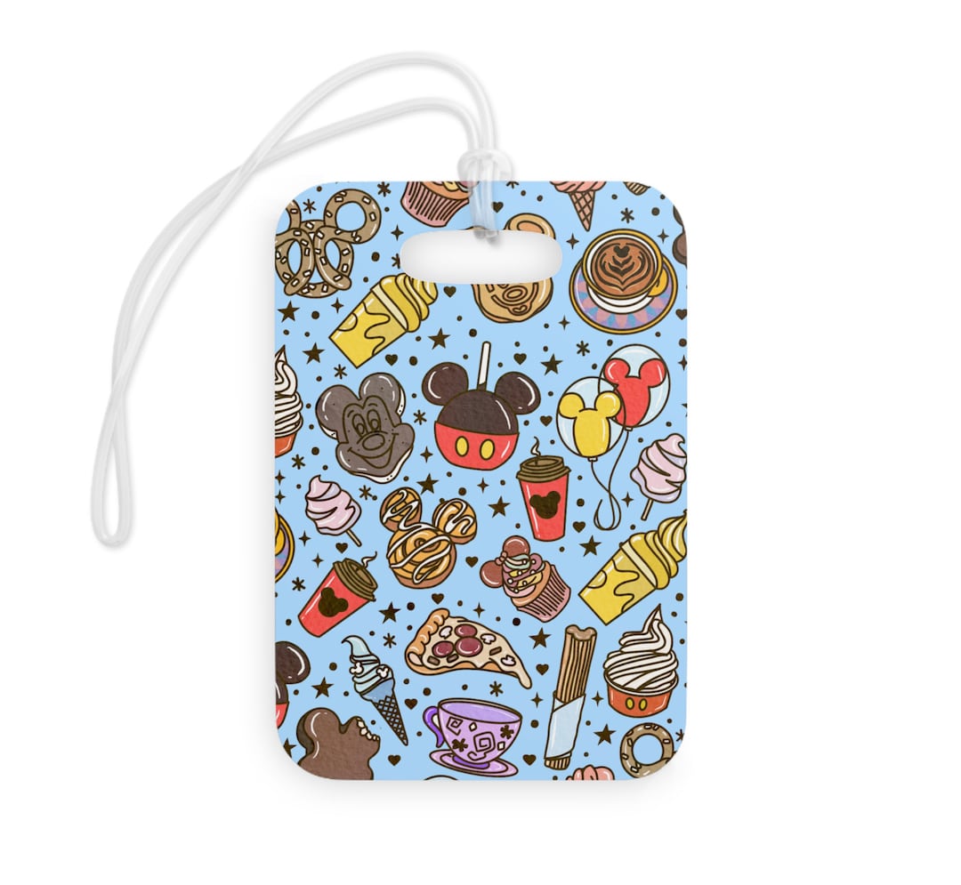Personalized Disney Luggage Tag, Disneyland Luggage Tag With Custom