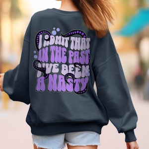Ursula Sea Witch Poor Unfortunate Souls - Sweat-shirt ras du cou unisexe à l'avant et à l'arrière