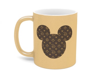 Designer Inspired Mickey Mug, Louis Disneyland Mug, Minnie Mug, Unique Mickey Mug, Minnie Mug DisneyWorld