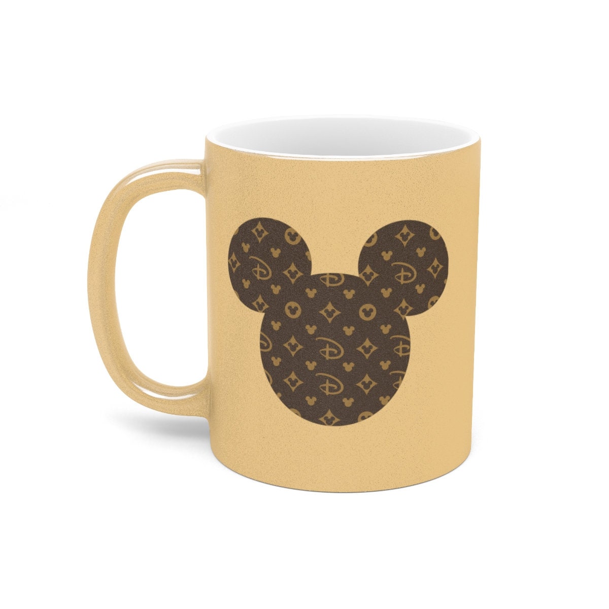 Louis Vuitton Inspired Brown 9oz Cups with LV Logo Sold in Sets of