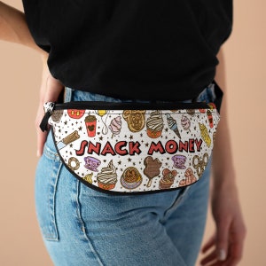 Disney Inspired Cross body bag, Disney Inspired Fanny Pack, Disneyland Snack Money Belt Bag, Mickey Purse, Churro Bag, Dole Whip Bag