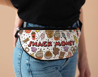 Disney Inspired Cross body bag, Disney Inspired Fanny Pack, Disneyland Snack Money Belt Bag, Mickey Purse, Churro Bag, Dole Whip Bag