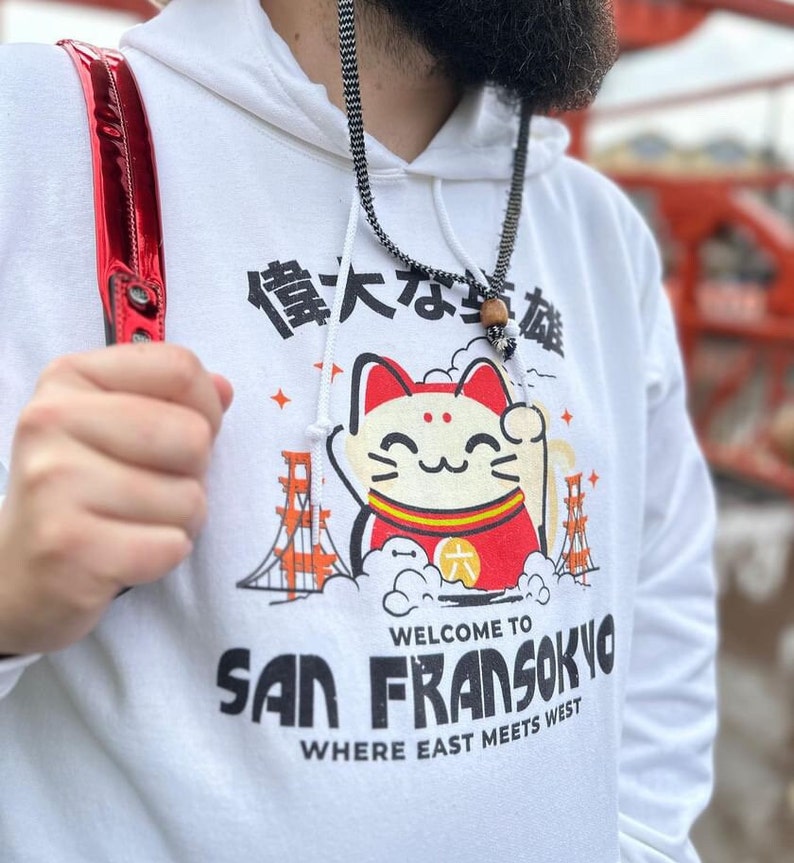 San Fransokyo Unisex Hoodie Sweatshirt for Disneyland California Adventure Vacation, Hoodie for BayMax fan Big Hero 6 image 1