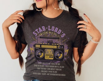 Guardians of the Galaxy Shirt Unisex, Star-Lord Shirt Guardians of the Galaxy shirt for Men, Star Lord Shirt, Starlord Cassette Shirt