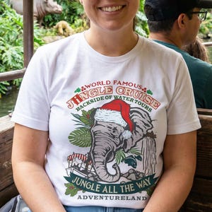Jingle Cruise Christmas Jungle Cruise Unisex Tee Shirt, Jungle Cruise Christmas T Shirt for Disneyland or DisneyWorld fan, Unisex size