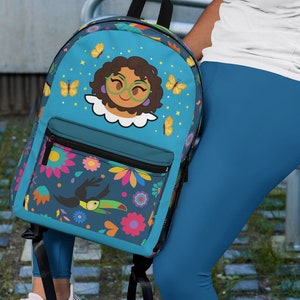 Encanto themed Backpack, Encanto Mirabel adult size backpack bag, Encanto gift