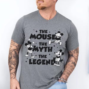 Vintage Mickey Mouse Tee, Unisex Steamboat Willie T-Shirt, Gift for Disney Lovers