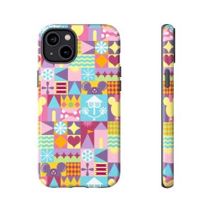 Disneyland Mary Blair Style Tough Phone Case — Whimsical Disney Park Art Design — Retro Mid-Century iPhone / Samsung Protective Cover Bild 5