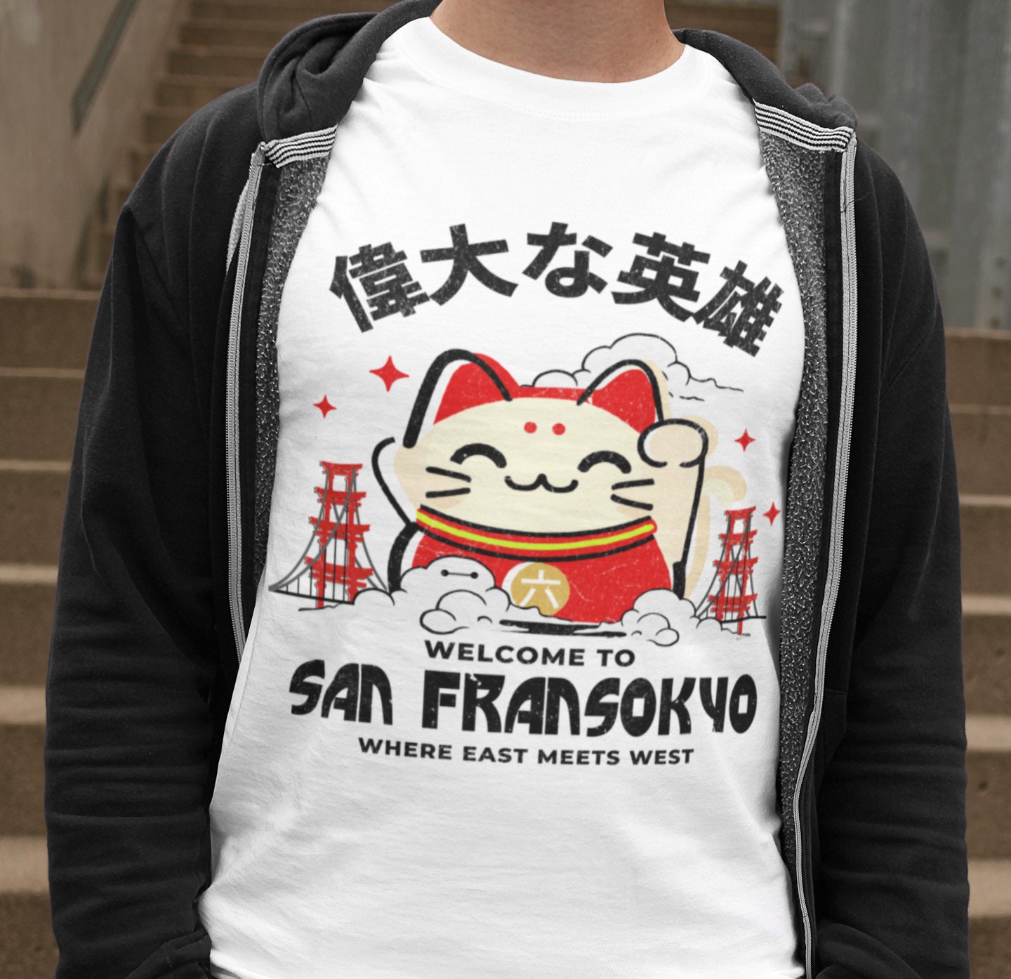 【海外限定品】カリフォルニアディズニー　2024ピクサーフェス　半袖シャツ サンフランソウキョウ ユニセックス ジャージー 半袖 T シャツ、ベイ