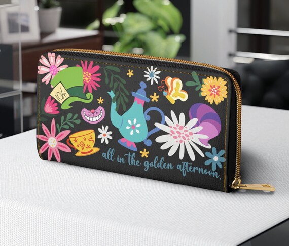 All in the Golden Afternoon Alice in Wonderland Zipper Wallet