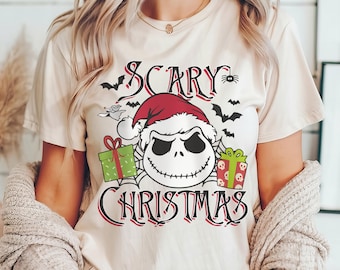 Straszny świąteczny Jack Skellington PNG, Król Dyń do pobrania w wersji cyfrowej, Jack Skellington i Zero Christmas PNG na Halloween sublimacja