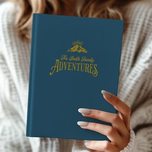 Personalized Family Travel Journal, Hardcover Journal Travel Gift for her, Family Vacation Journal, Family Adventure Journal Gift for Family