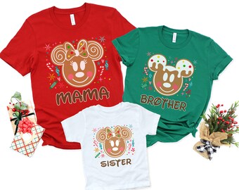 Disney Family Christmas Shirts, Pesonalized Disney Christmas Shirts, Family matching shirts, Personalized Disney Christmas Vacation shirts,