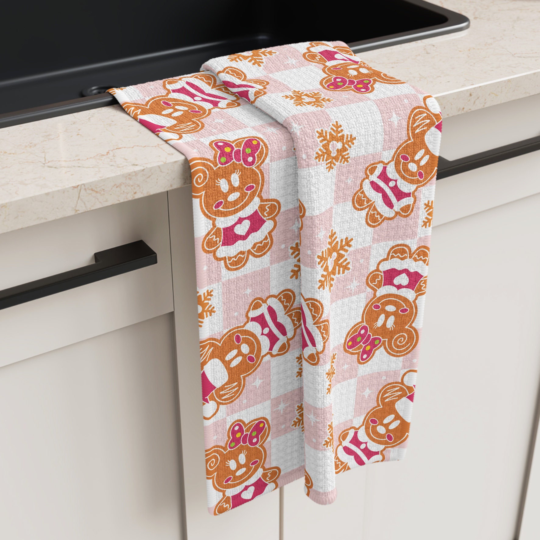 NEW Disney Mickey Mouse Retro Sketchbook Style 2pc Kitchen Dish Towel Set