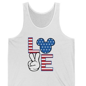 Mickey Mouse 4th of July Shirt Tank Top Disneyland Shirt, Disneyworld Shirt, Unisex, DisneyWorld 4th of July Shirt, Disneyland 4th of July