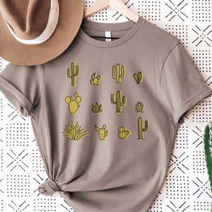 Little Cactus Graphic Tee | Cacti Shirt | Plant Tee | Cactus Lovers Shirt | Desert Life Graphic Tee | Desert Camping Shirt | Cactus Shirt