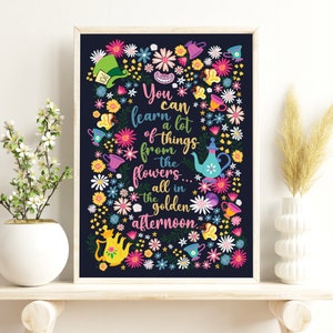 Alice in Wonderland art print, Alice in Wonderland artwork, Alice in Wonderland Decor, Alice in Wonderland Wall Art, Alice Wall Art