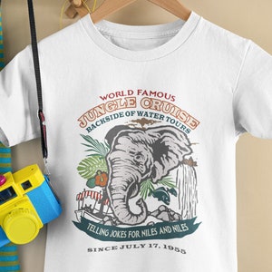 Camisa Jungle Cruise Disneyland para niños pequeños, camiseta de Disneyland, camiseta de DisneyWorld, inspirada en The Jungle Cruise en Disneyland imagen 1