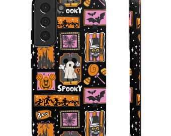 Spooky Halloween Tough Phone Cases - Trick or Treat Design, Halloween Accessory, Ghostly Gifts, Fall Décor, Seasonal Phone Cover