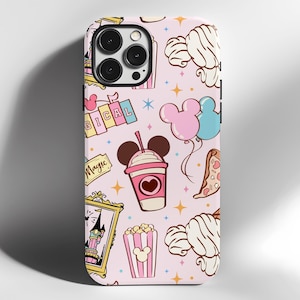 Magical Disneyland Snacks Impact Resistant Tough Cell Phone Case, Disneyland Phone Case, Disneyworld Phone Case