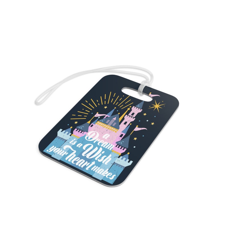Personalized Acrylic Disney Luggage Tag Disneyland Luggage Etsy