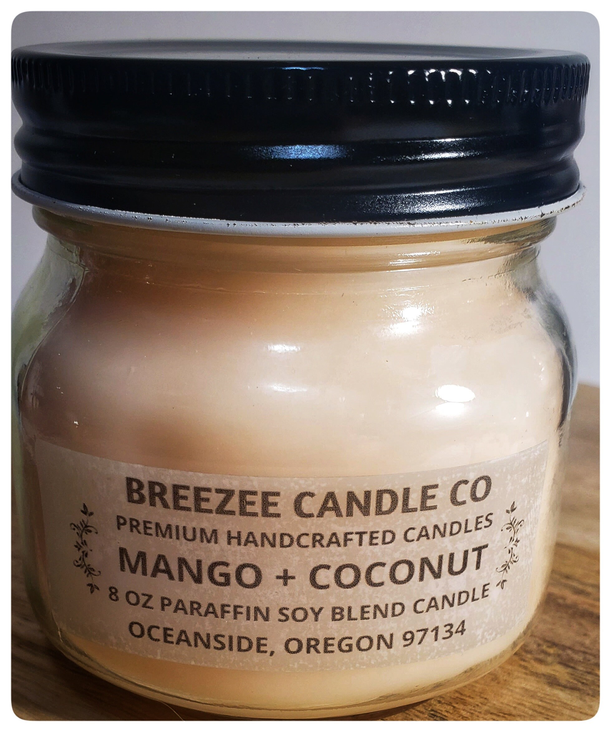 Mango Coconut Tropical Candle Scent 8 oz 12 oz Soy Wax Blend Etsy