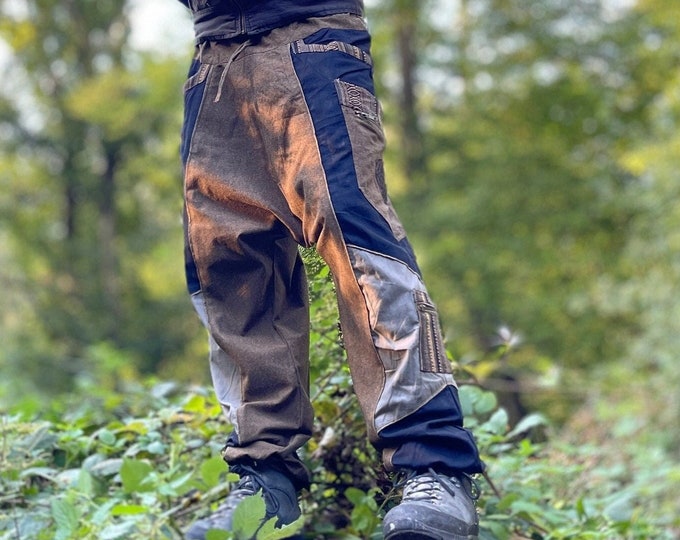 Aladin pants for men >>> HARI FREAK >> 2 crazy color combinations - JUNGLE - Dancing - Chilling - Goa - Apocalypse - Mad Max