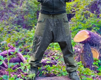Aladdin-broek voor heren >>> 5 kleurencombinaties - JUNGLE Shop - Dansen - Chillen - Goa - Apocalyps - Mad Max