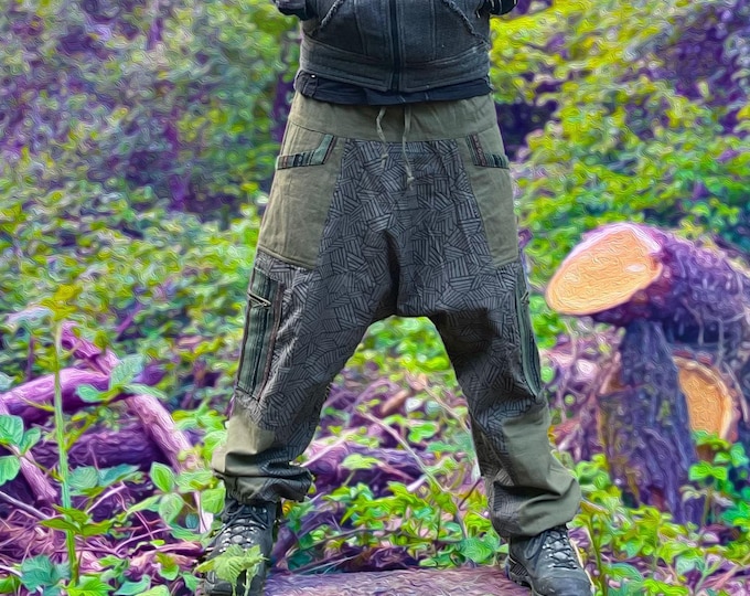 Aladdin Trousers for Men >>> 5 Color Combinations - JUNGLE Shop - Dancing - Chilling - Goa - Apocalypse - Mad Max