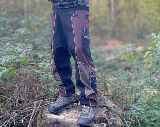 Aladdin Trousers for Men >>> HARI FREAK >> 2 Crazy Color Combinations - JUNGLE - Dancing - Chilling - Goa - Apocalypse - Mad Max