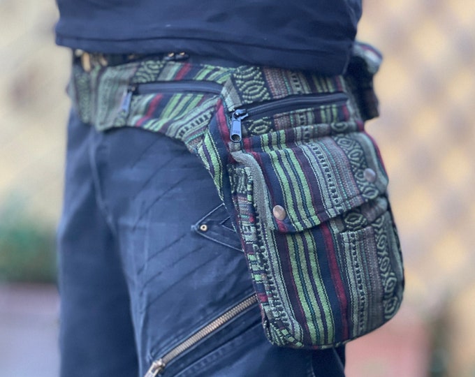 Belt bag holster bag BILLIE 2 >>> spacious holster belt - JUNGLE - Goa - bum bag
