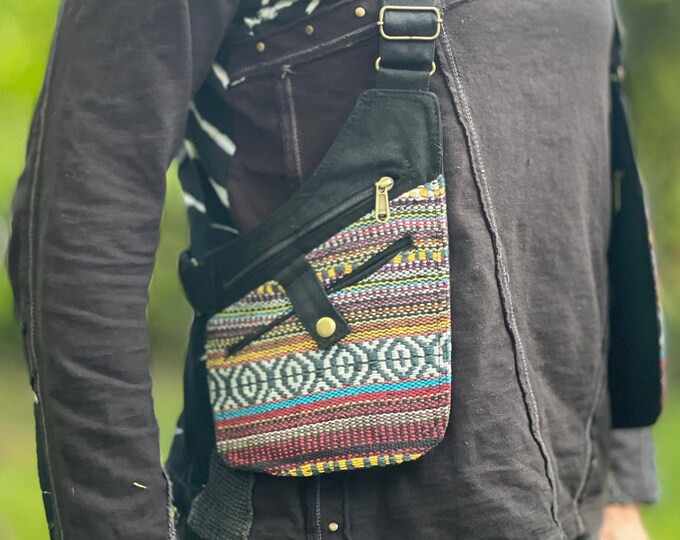 Holster bag, holster bag // plain + colorful // holster vest, revolver bag, shoulder holster, JUNGLE, Psy Trance, Freak, Festival Clothing