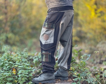 Aladin pants for men >>> HARI FREAK >> 2 crazy color combinations - JUNGLE - Dancing - Chilling - Goa - Apocalypse - Mad Max
