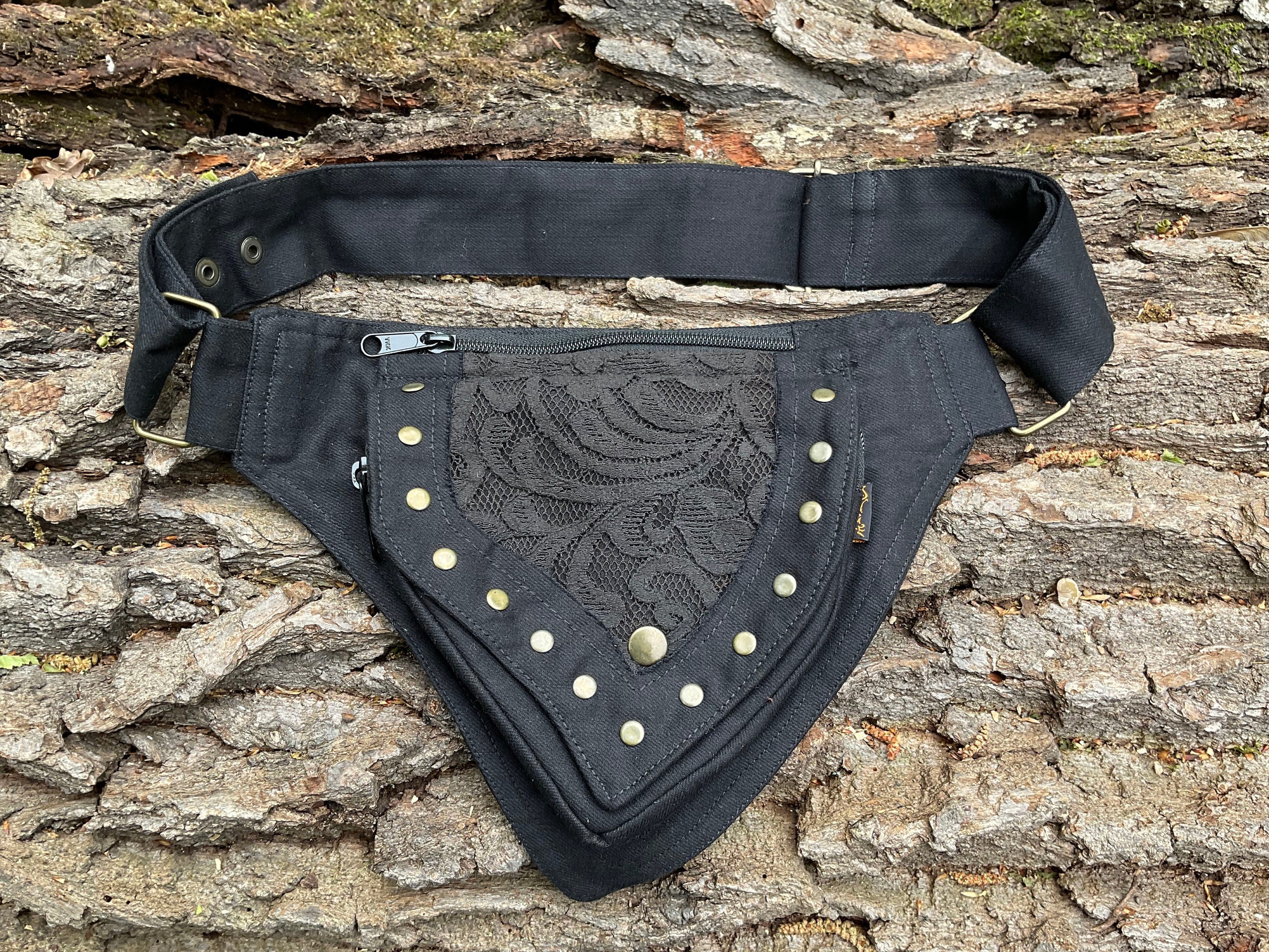 Sac ceinture MANGO single sac banane extravagant avec rivets JUNGLE Goa Etsy France