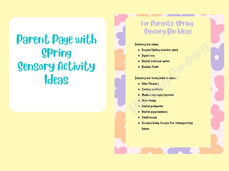 Printable Kids Spring Activity Book, Preschool Spring Counting Sheets ...