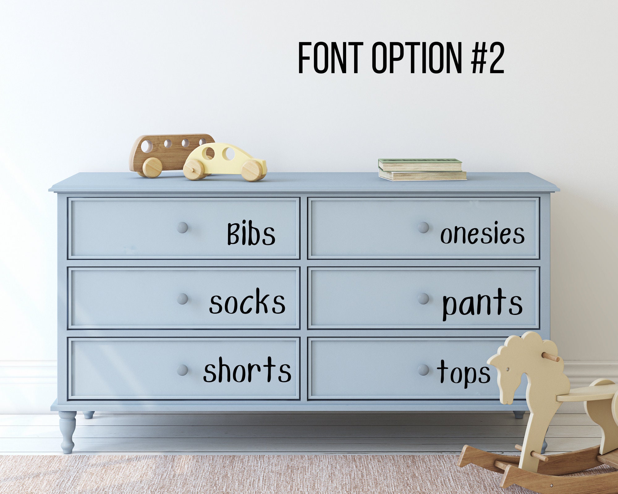 Black Custom Nursery Dresser Labels Changing Table - Etsy