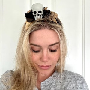 Halloween headband women, Halloween costume, Halloween headpiece, gothic accessories, Halloween crown, gothic headband, day of the dead