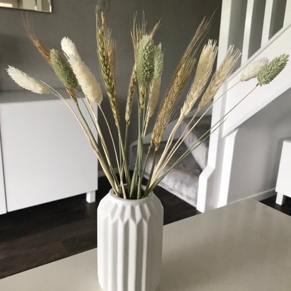 Dried wheat and Phalaris (canary grass) | Letterbox friendly 30cm  | Boho | Bouquet UK | Gift Card | Natural | Personalised | Interior Decor