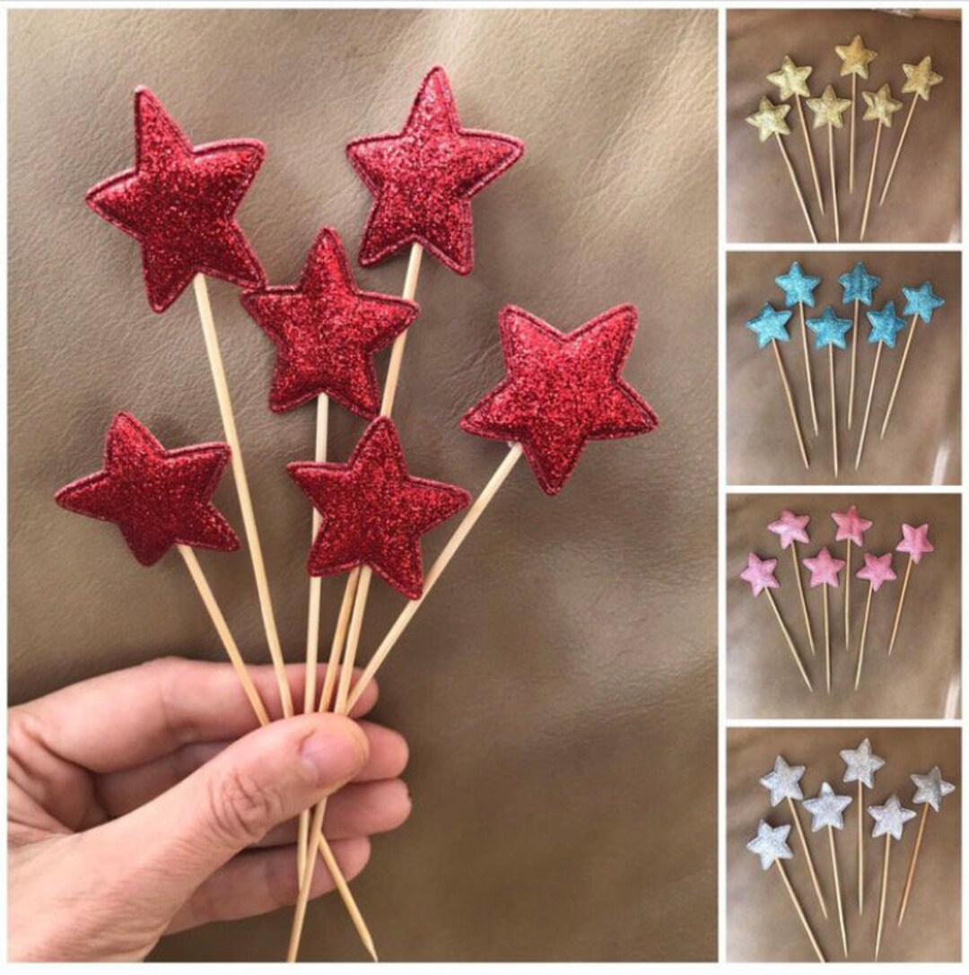 Stidsds Cupcake Toppers – Bandierine Su Stuzzicadenti In 10 Colorati Arcobaleno Per Decorare Dolci