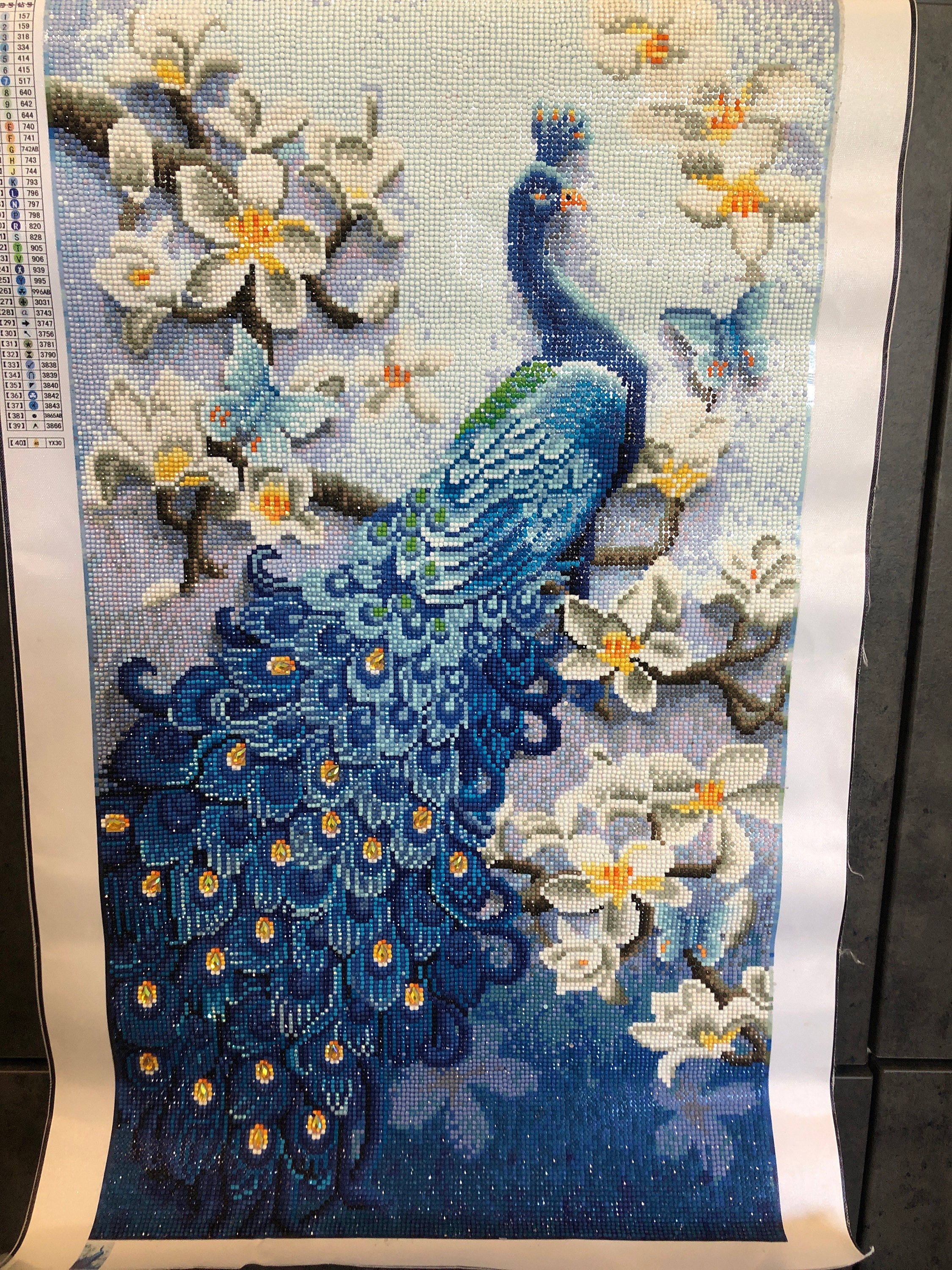 Peacock Diamond Painting Etsy