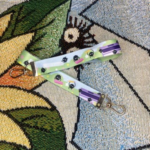 Soot Stationery Wristlet Keychain Holder for Keys & Charms | Wrist Lanyard Studio Ghibli