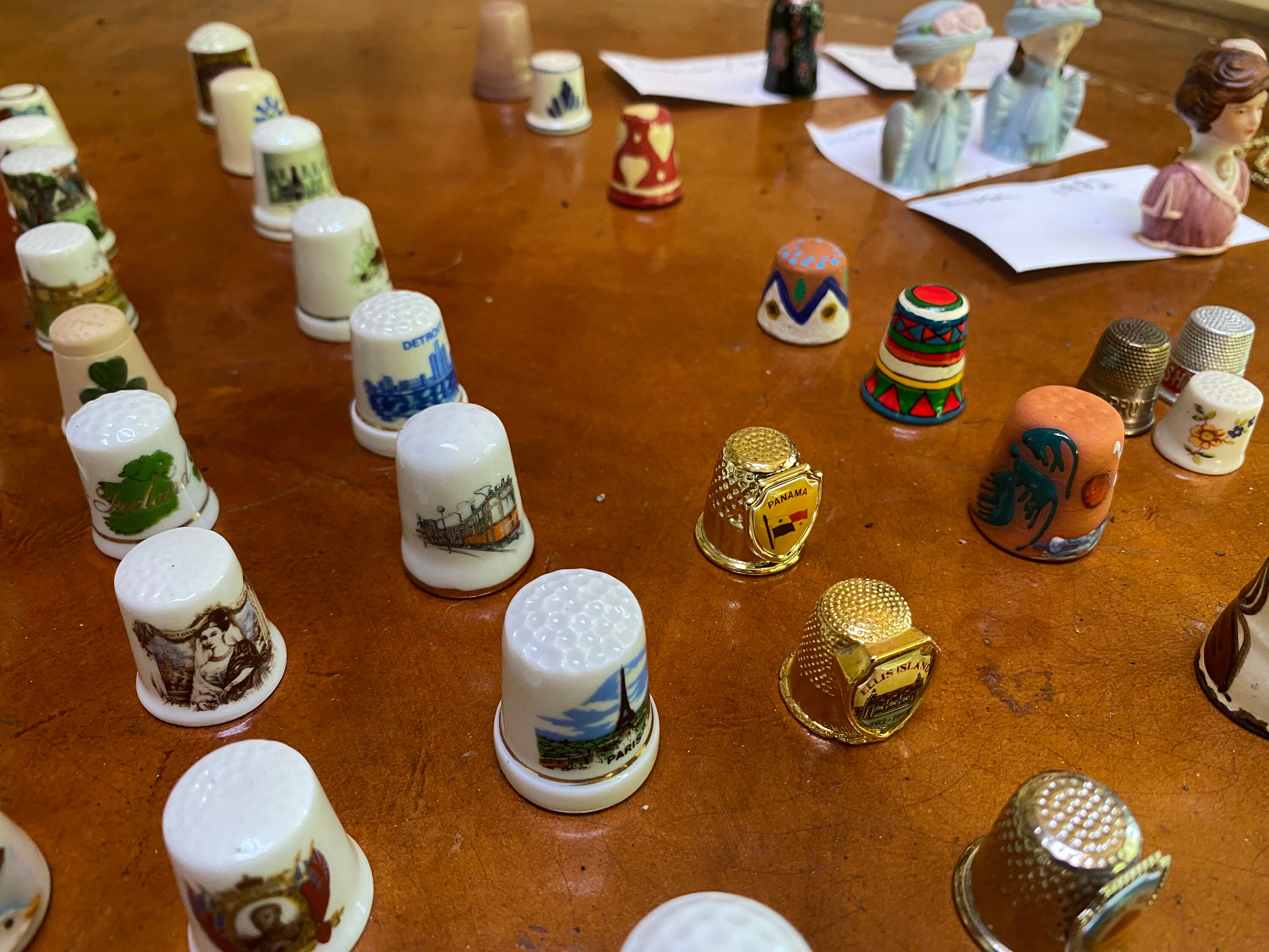 Vintage Thimble Collection 100 Etsy