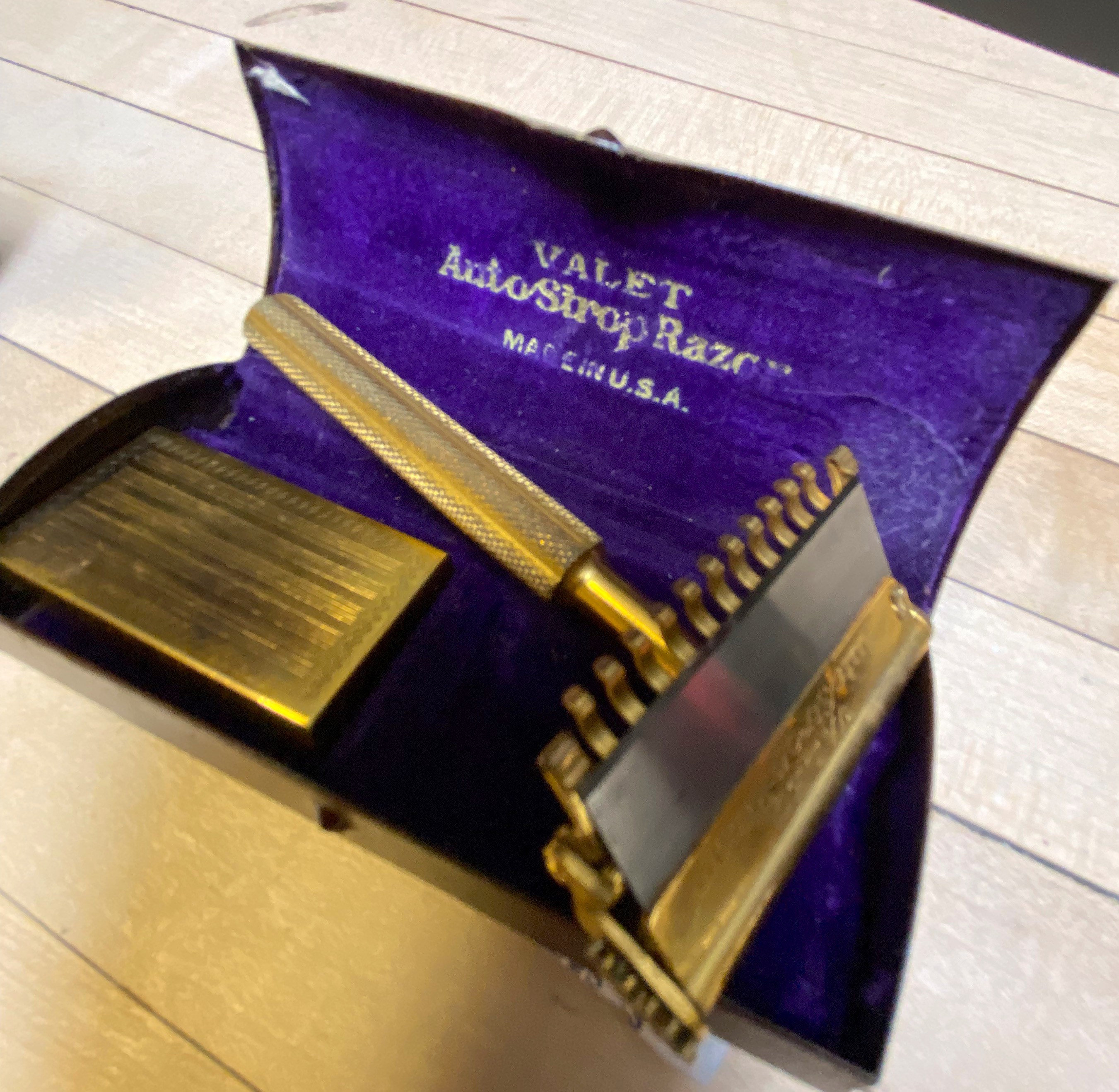 Valet Safety Razor Vintage Valet Auto/strop Safety Razor - Etsy