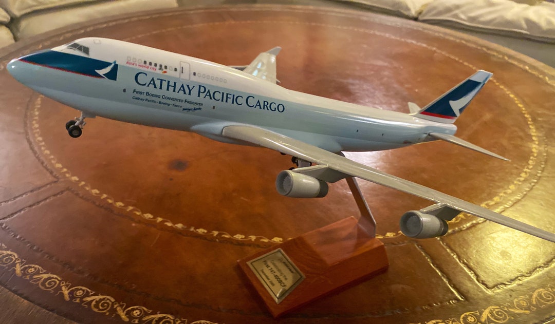 Boeing 747-400BCF Cathy Pacific Cargo Model - Etsy